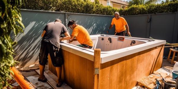 Can a hot tub be removed? 2 company removing a spa