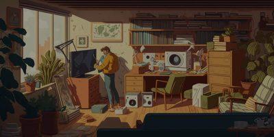 krylernick a large mid century modern hoarders living room pile e269694c ad7f 4150 a06c bc7e886985f6 400x200 1