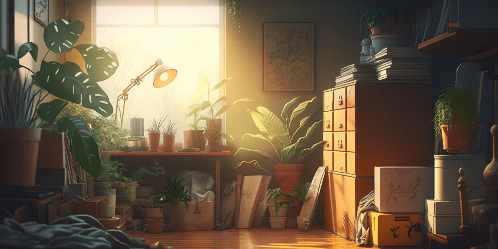 The Psychology of Clutter: Why We Hold On to Things and How Junk Removal Can Help 7 krylernick a mid century modern room filled with boxes of old c 70373b1d 7eb5 4792 8f21 1d16bce83ab0