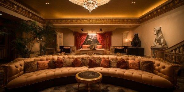 a large sectional sofa