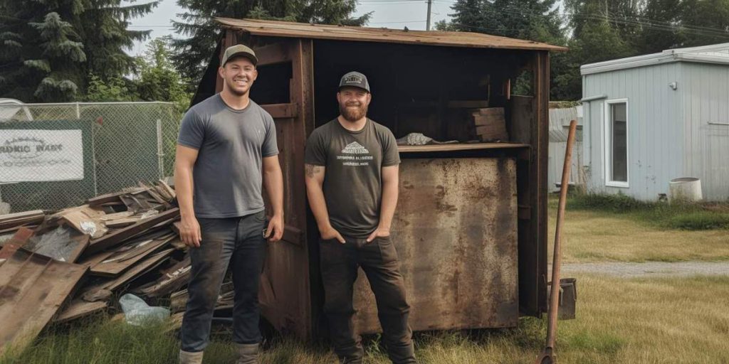 What To Expect For Your Upcoming Junk Removal Service 20 shed demo junk removal workers