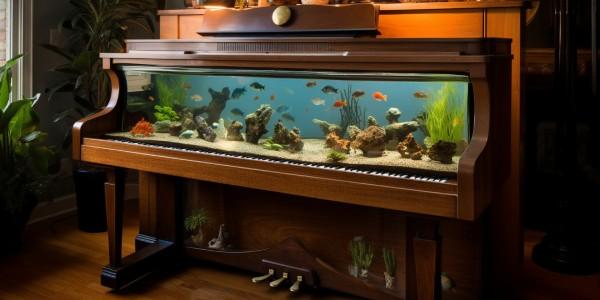 How to get rid of an old piano 6 up-cycled piano fish tank